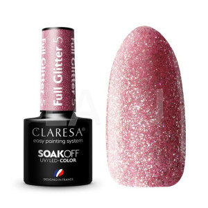 Claresa Lakier hybrydowy FULL GLITTER 5 -5g