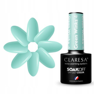 Claresa Lakier Hybrydowy Green Winks 4 - 5g