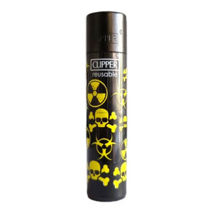 Zapalniczka Clipper wzór RADIOSKULLS