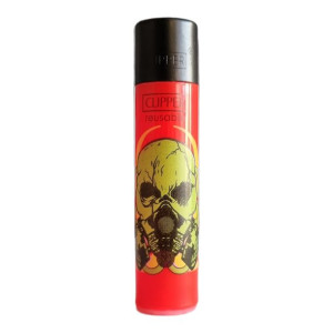 Zapalniczka Clipper wzór RADIOSKULLS