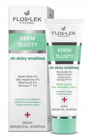 SERIA HYPOALERGICZNA  Krem tłusty do skóry wrażliwej