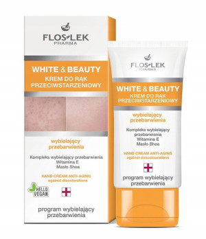 White&Beauty Krem do rąk przeciwstarzeniowy wybielający przebarwienia 50 ml