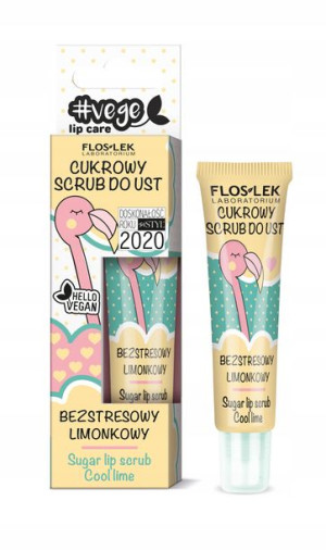 Cukrowy Scrub Do Ust Bezstresowy Limonkowy 14g