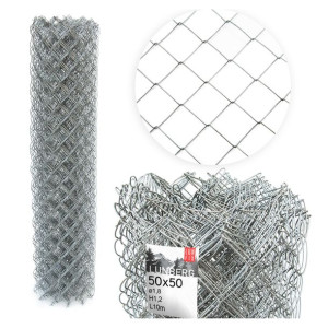 Siatka ogrodzeniowa 50x50 ocynk fi1,8mm h=1,2m 10m LUNBERG