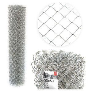 Siatka ogrodzeniowa 50x50 ocynk fi1,8mm h=1,5m 10m LUNBERG