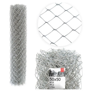 Siatka ogrodzeniowa 60x60x16 ocynkowana h=1,2m 10m LUNBERG