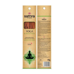 Sattva, Kadzidełko Yoga & Meditation, 15szt
