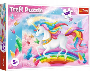 Trefl: Puzzle 100 el. – W kryształowym świecie jed
