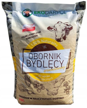 EKODARPOL Obornik naturalny bydlęcy granulowany krowiak 20l