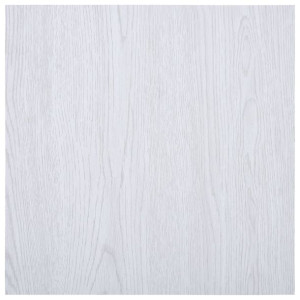 Samoprzylepne panele podłogowe, 5,11 m², PVC, białe