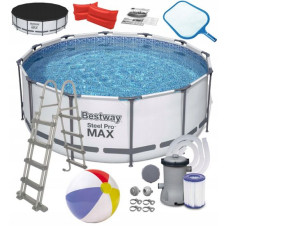 Bestway 5618w Basen 11w1 Stelażowy 396x122cm