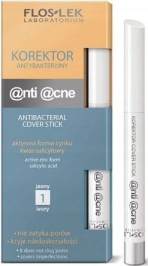 Flos-Lek Anti Acne Korektor Antybakteryjny 1 Ivory