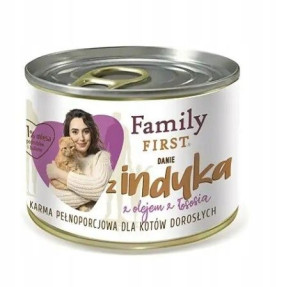 Family First Mokra karma dla kota indyk 200g