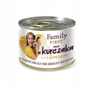 Family First Mokra karma kurczak z burakami 200g