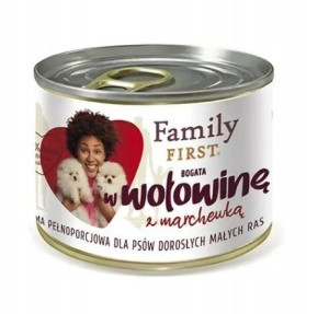 Family First Bogata w wołowinę z marchewką 200g