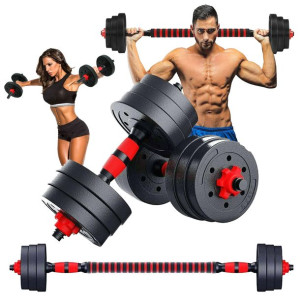 Hantle Regulowane 2 X 10kg + Gryfy, Sztanga 20 Kg