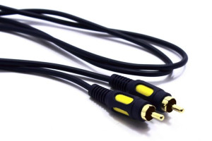 Kabel wtyk RCA na wtyk RCA RK138 łezka 1,5m
