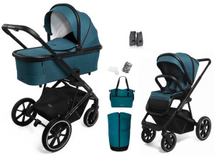 WÓZEK 2w1 MUUVO SLICK 2.0 TORBA Tropical Green