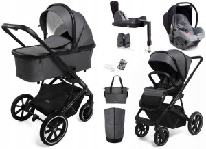 WÓZEK MUUVO SLICK 2.0 PIXEL BAZA Iron Graphite