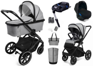 Wózek Muuvo Slick 2.0 Fotel Kite Baza Light Grey