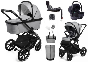 Wózek Muuvo Slick 2.0 Fotel Cosmo Baza Light Grey