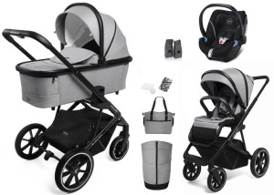 Wózek 3w1 Muuvo Slick 2.0 Cybex Aton 5 Light Grey