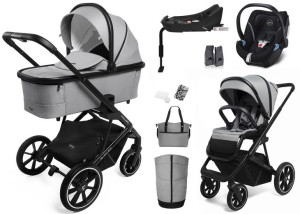 Wózek 4w1 Muuvo Slick 2.0 Aton 5 Baza Light Grey