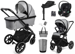 Wózek 4w1 Muuvo Slick 2.0 Aton S2 Baza Light Grey