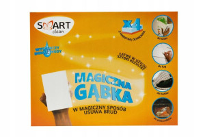 Smart Clean magiczna gąbka do czyszczenia 4 szt.