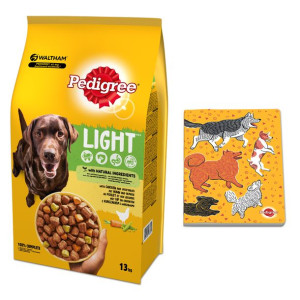 PEDIGREE® Adult LIGHT 13kg z kurczakiem i warzywami - sucha karma pełnoporc