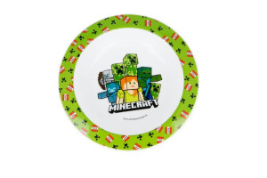 MINECRAFT Talerz Głęboki Miska  15 cm Dziecięcy