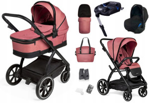 Wózek Muuvo Trick Baza 4w1 Kite Torba Pure Pink