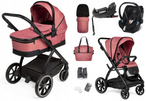 Wózek Muuvo Trick Baza Cyb Aton 5 Torba Pure Pink