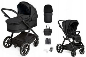 Wózek 2w1 Muuvo Trick Torba Adaptery Jet Black