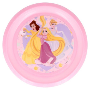 Talerz Płaski Ø 21 cm Dziecięcy PRINCESS KSIĘŻNICZKI