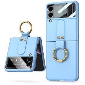 Etui GALAXY Z FLIP 4 Tech-Protect Icon Ring niebieskie