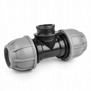 Trójnik Skręcany PE Trójnik Rur 25mm GW 1"