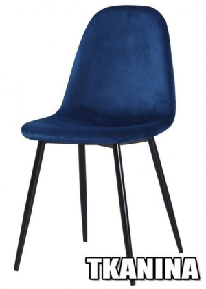 Krzesło tapicerowane GIULIA VELVET BLUE