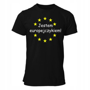 Koszulka Jestem Europejczykiem Unia Europejska