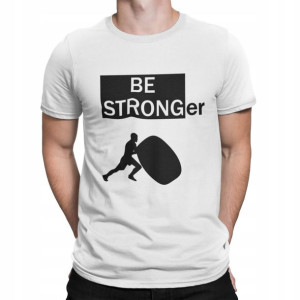 Koszulka Męska Strongman Siłownia Trójbój Trening
