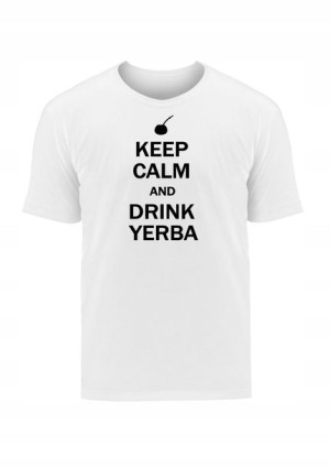 Koszulka Męska Yerba Mate Keep Calm And Drin S-xxl