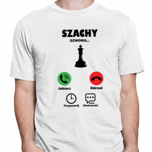 Koszulka Prezent Dla Szachisty Szachy Dzwonią