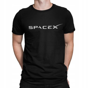 Koszulka Spacex Nasa Elon Musk Space Czarna Xl