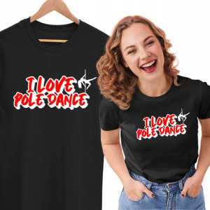 Koszulka Tshirt Taniec Na Rurze Kocham Pole Dance