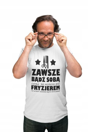 Koszulka Zabawny Prezent Dla Najlepszego Fryzjera