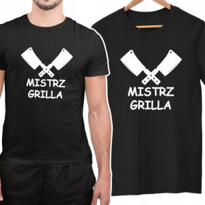 Koszulka Zabawny Prezent Mistrz Grilla Grill