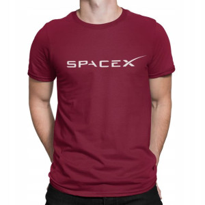 Męska Koszulka Spacex Elon Musk