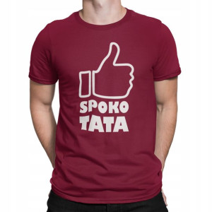 Tshirt Koszulka Prezent Na Dzień Ojca Spoko Tata