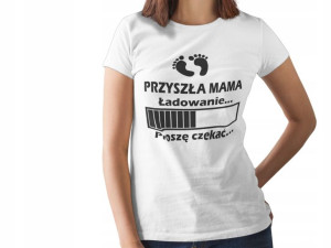 Koszulka Dla Przyszłej Mamy Będę Mamą Na Prezent