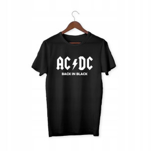 Koszulka Tshirt Koncert Zespół Acdc Back In Black